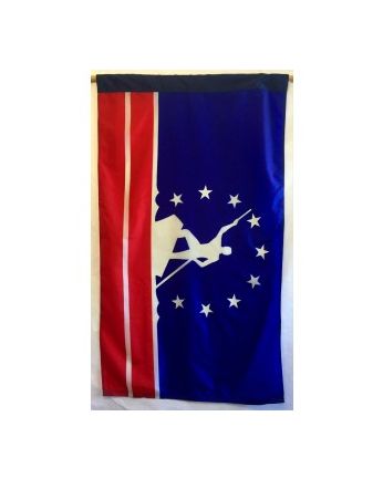 3' x 5' Nylon Richmond City Flag with Pole Hem